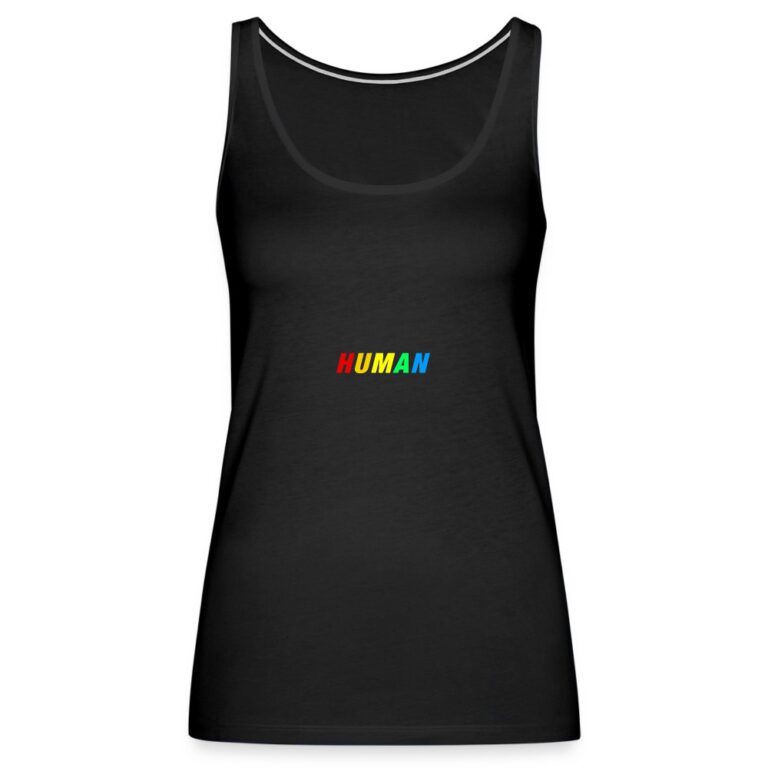 human-lgbtq-frauen-premium-tank-top-schwarz