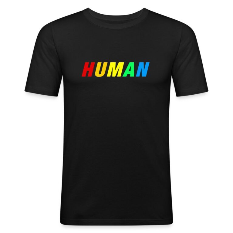 human-lgbtq-maenner-slim-fit-t-shirt-schwarz