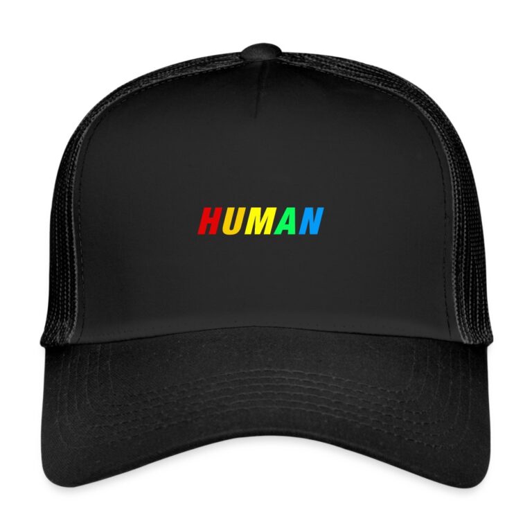 human-lgbtq-trucker-cap-schwarz-schwarz