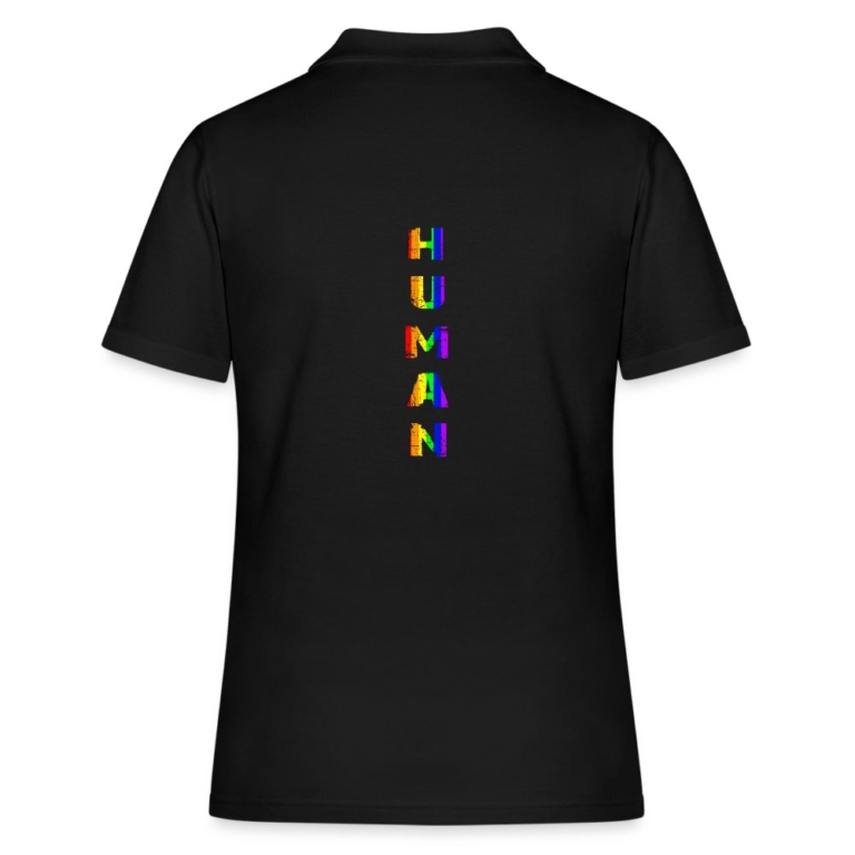human-vertical-frauen-polo-shirt-schwarz