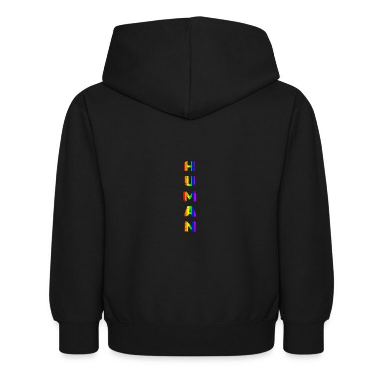 human-vertical-kinder-hoodie-schwarz