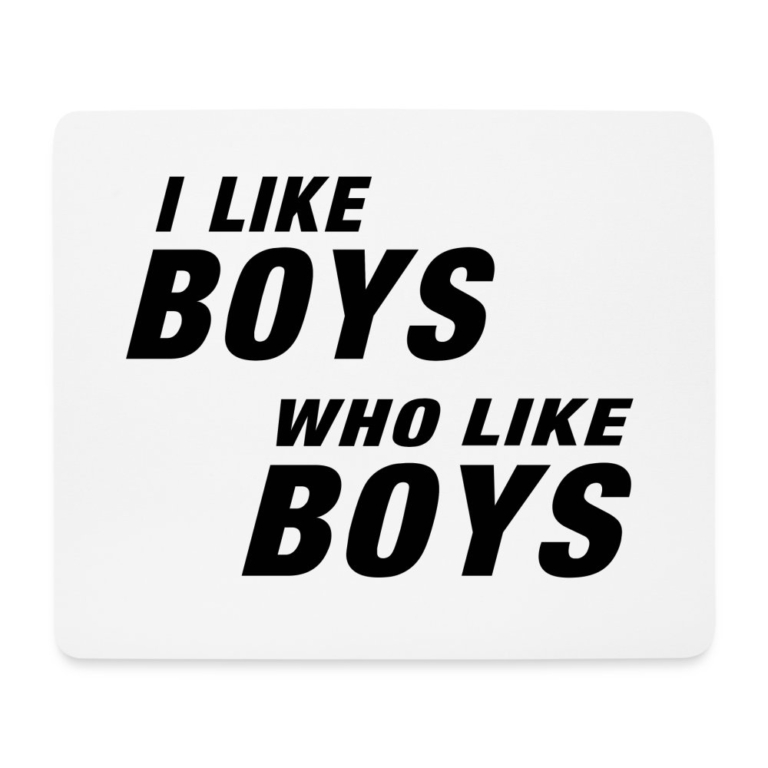 i-like-boys-who-like-boys-black-mousepad-querformat-weiss