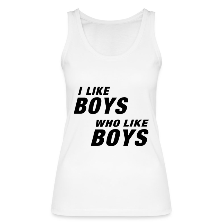 i-like-boys-who-like-boys-black-stanleystella-frauen-bio-tank-top-weiss