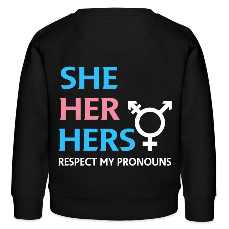 lbgtq-pronoun-transgender-she-her-hers-stanleystella-mini-changer-bio-kinder-sweatshirt-schwarz
