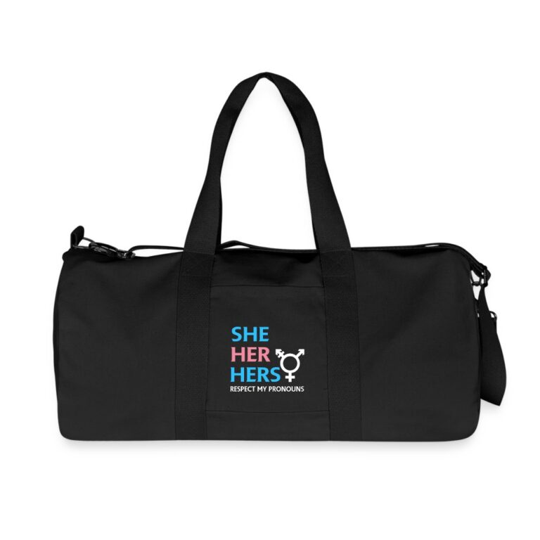 lbgtq-pronoun-transgender-she-her-hers-stanleystella-recycelte-canvas-duffle-bag-schwarz