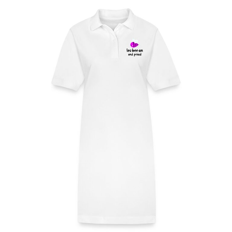 lesbian-an-proud-stanleystella-frauen-bio-polokleid-paiger-weiss