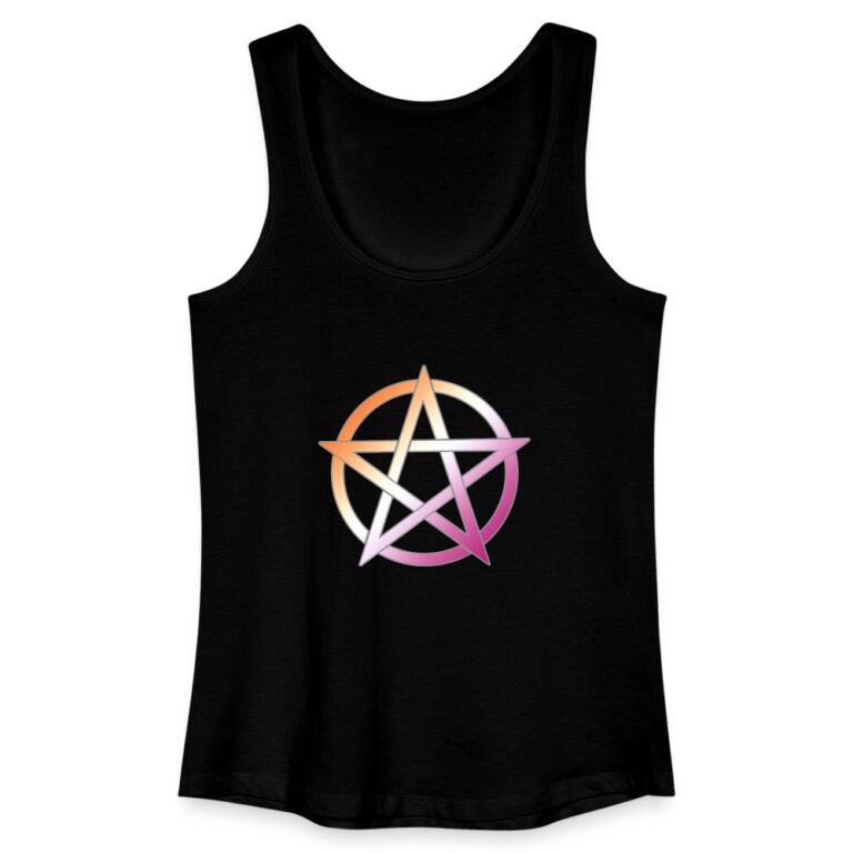 lesbian-pride-pentagramm-frauen-bio-tank-top-schwarz
