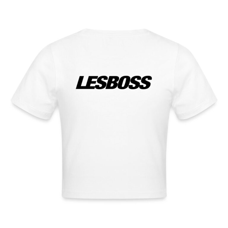 lesboss-cropped-t-shirt-weiss
