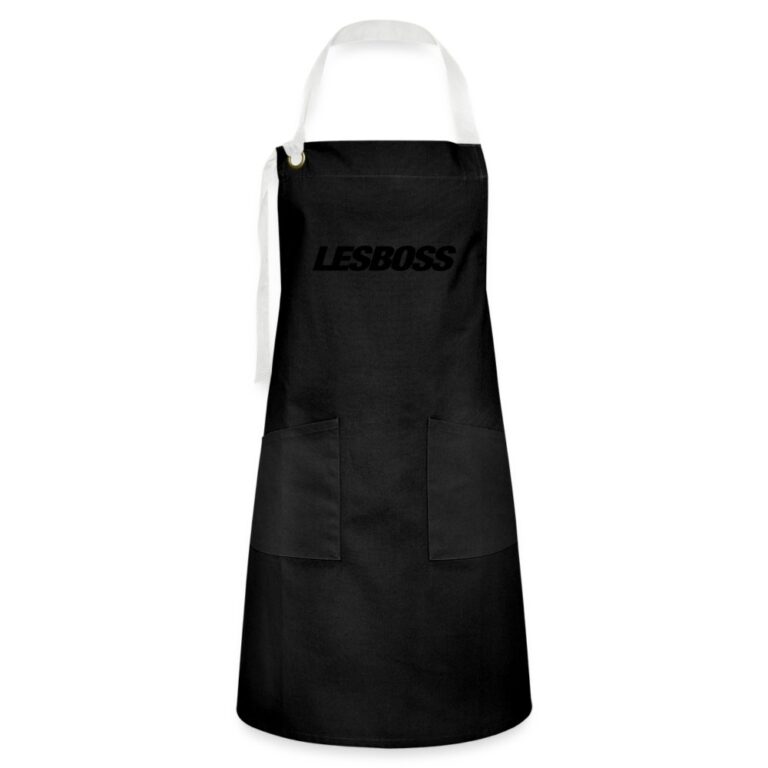 lesboss-kontrastschuerze-schwarz-weiss