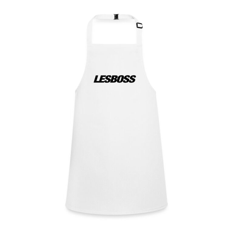 lesboss-schuerze-fuer-kinder-weiss