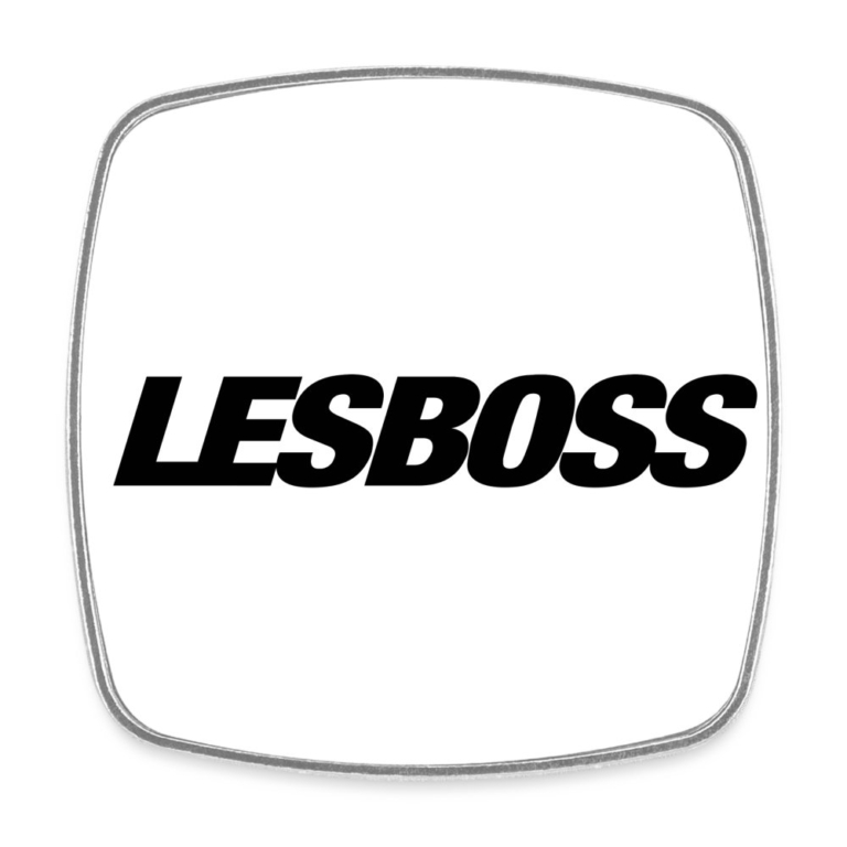 lesboss-viereckiger-kuehlschrankmagnet-weiss