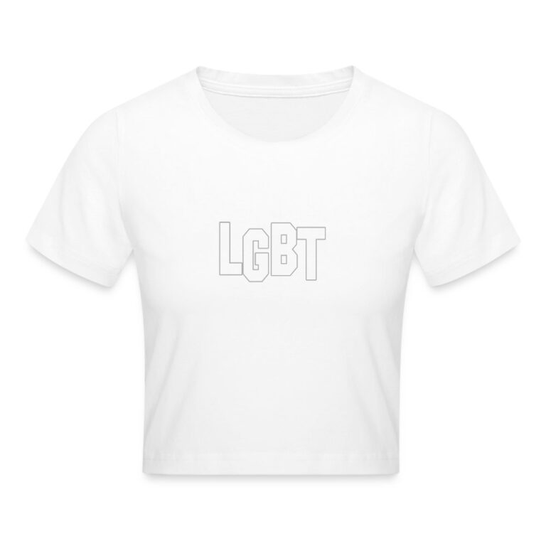 lgbt-cropped-t-shirt-weiss
