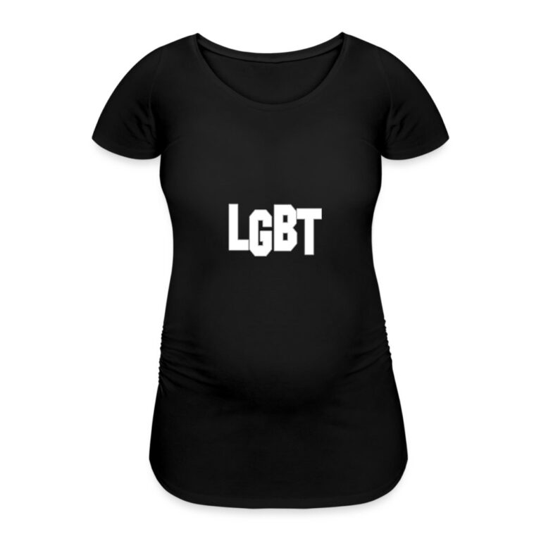lgbt-frauen-schwangerschafts-t-shirt-schwarz
