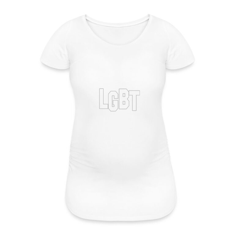 lgbt-frauen-schwangerschafts-t-shirt-weiss