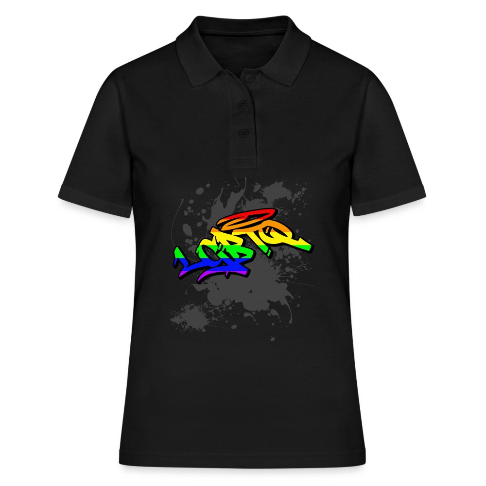 LGBTQ Tag - Frauen Polo Shirt Schwarz