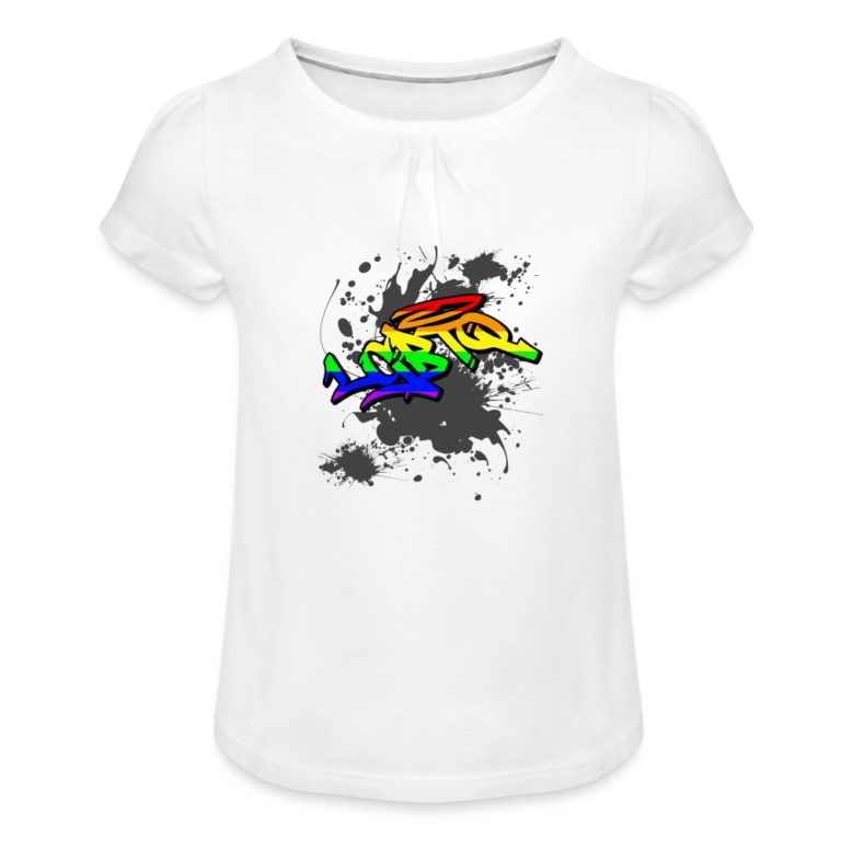 lgbtq-tag-maedchen-t-shirt-mit-raffungen-weiss