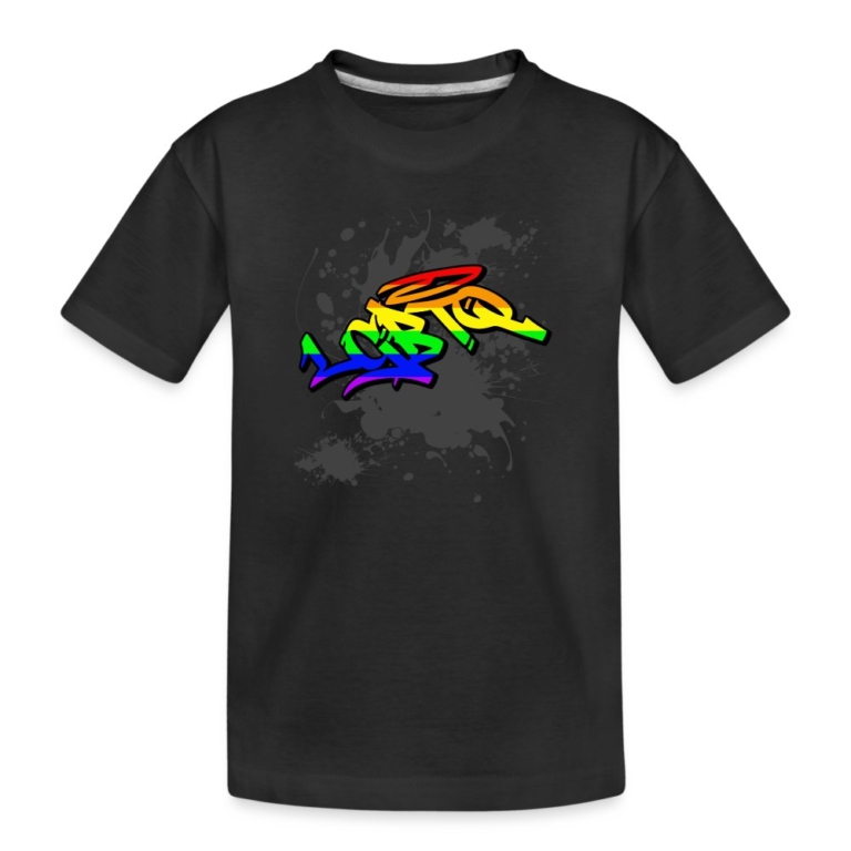 lgbtq-tag-teenager-premium-bio-t-shirt-schwarz