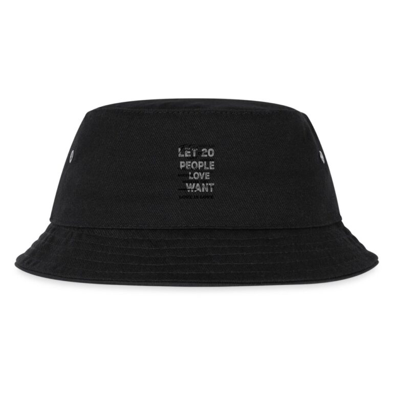lgbtq-twentieth-century-kinder-bucket-hat-schwarz