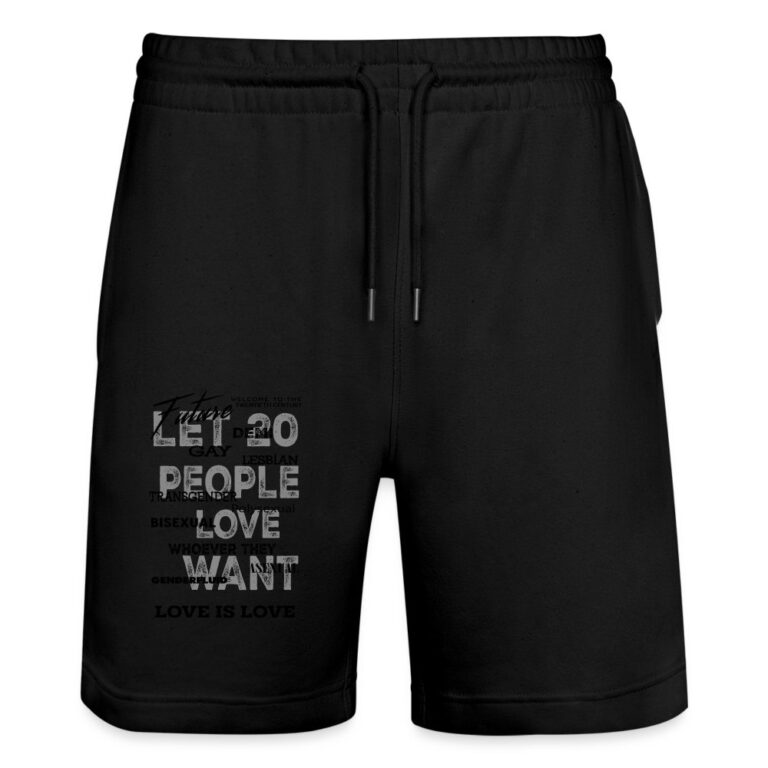 lgbtq-twentieth-century-stanleystella-unisex-bio-joggingshorts-trainer-schwarz
