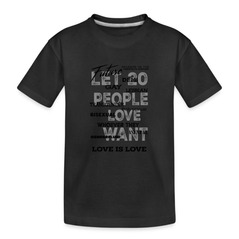 lgbtq-twentieth-century-teenager-premium-bio-t-shirt-schwarz