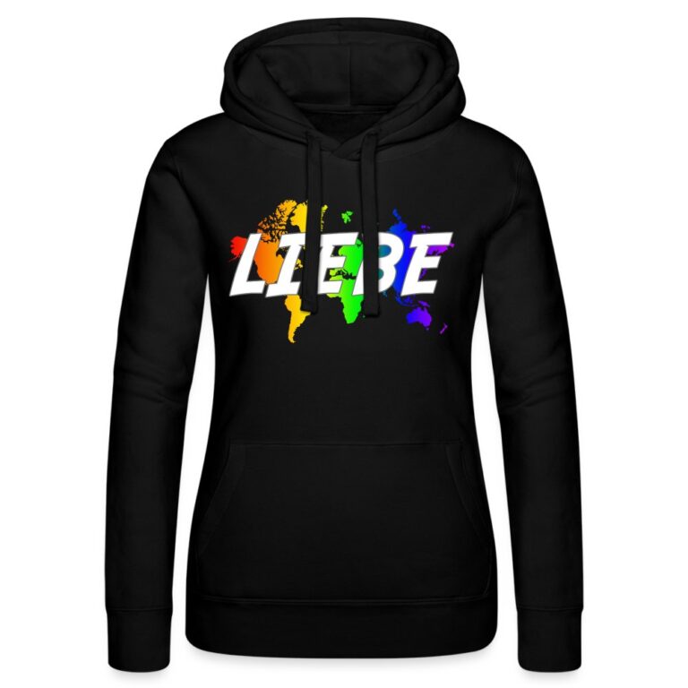 liebe-auf-weltkarte-frauen-kapuzen-sweater-von-russell-schwarz