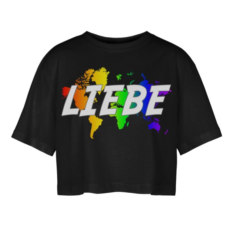liebe-auf-weltkarte-frauen-oversized-cropped-t-shirt-schwarz