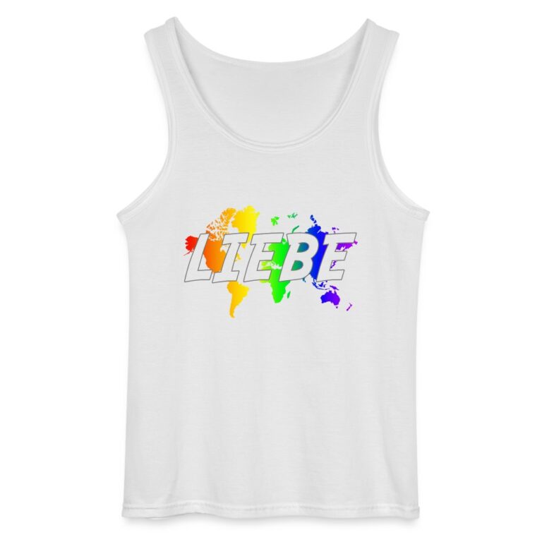 liebe-auf-weltkarte-gildan-maenner-tank-top-weiss