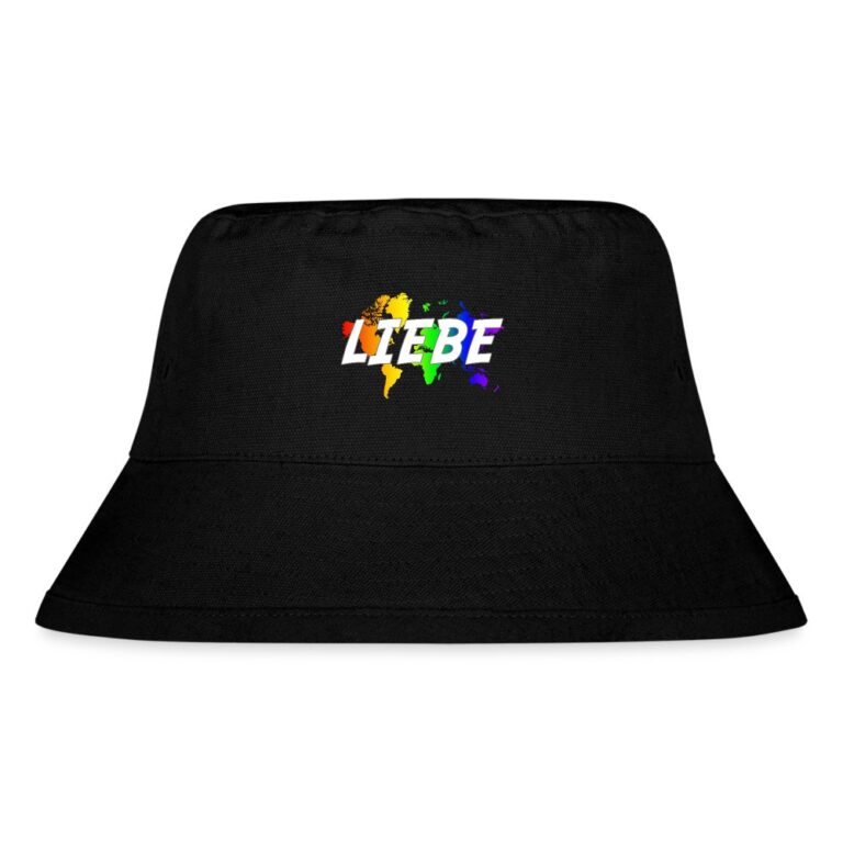 liebe-auf-weltkarte-stanleystella-recycelter-bucket-hat-schwarz