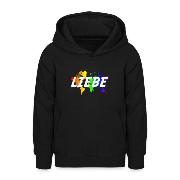 liebe-auf-weltkarte-teenager-hoodie-schwarz