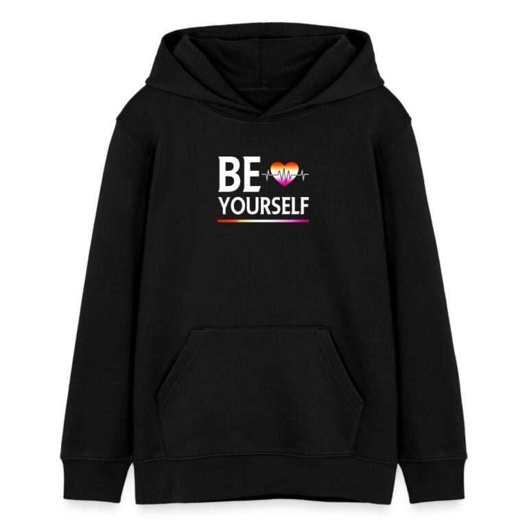 liebevolles-statement-be-yourself-herzschlag-stanleystella-teenager-bio-hoodie-mini-cruiser-schwarz