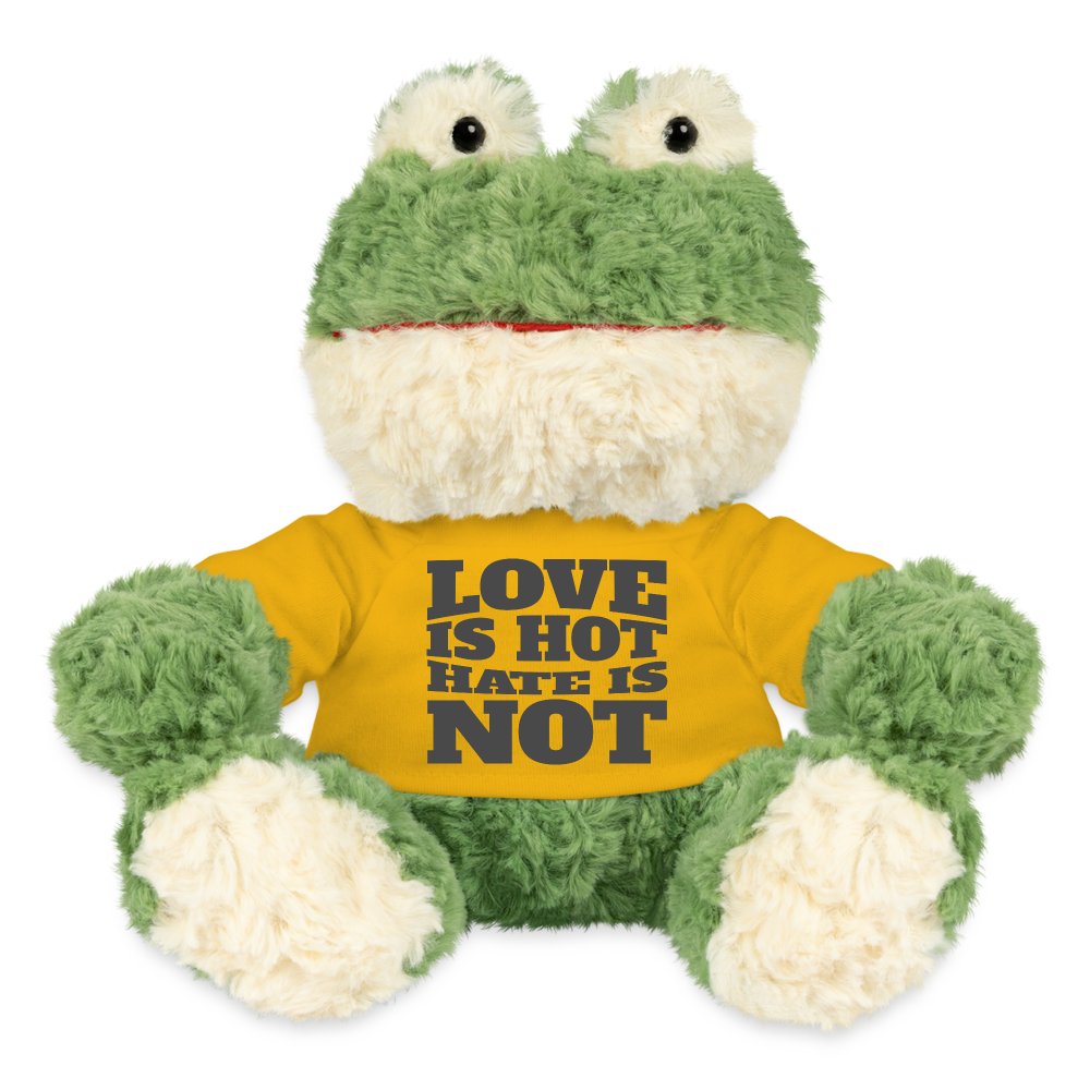 love-is-hot-hate-is-not-minifeet-frosch-torge-sonnengelb