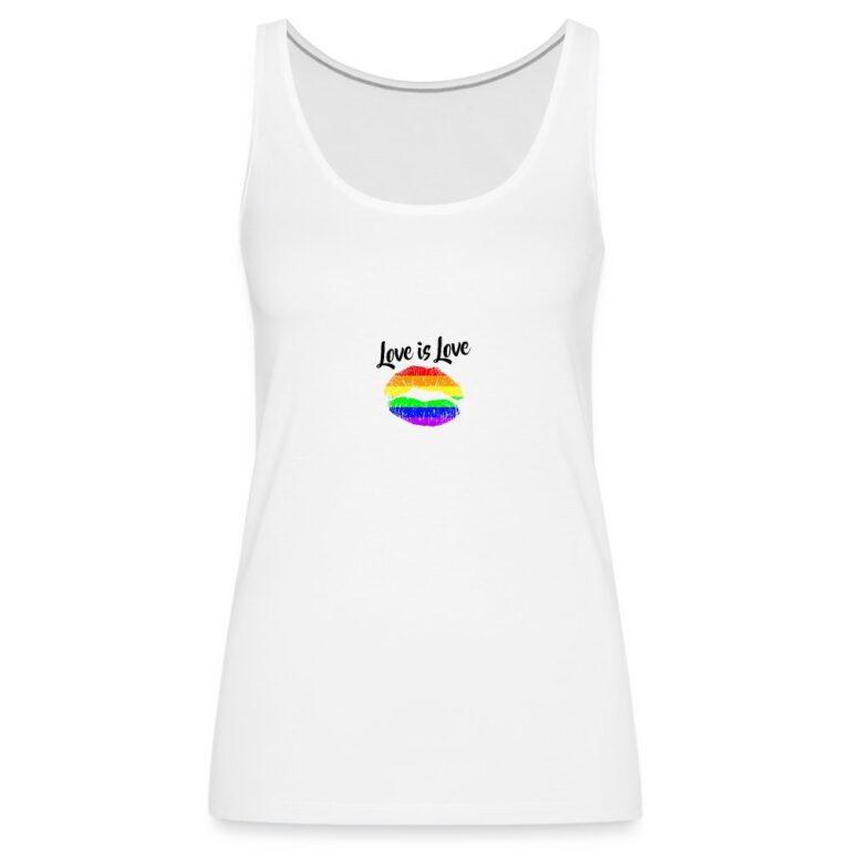 love-is-love-lips-frauen-premium-tank-top-weiss