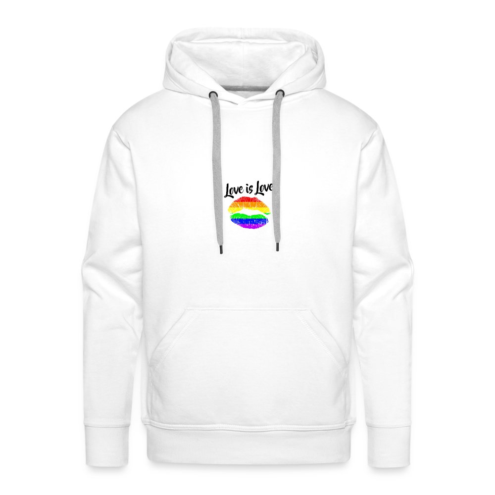 love-is-love-lips-maenner-premium-hoodie-weiss