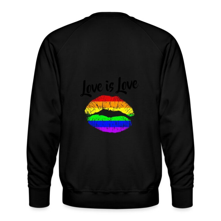 love-is-love-lips-maenner-premium-pullover-schwarz