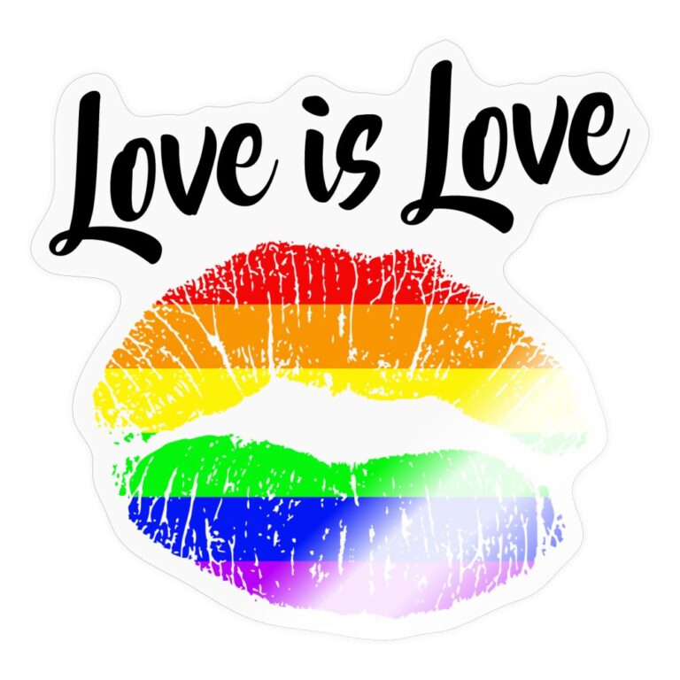 love-is-love-lips-sticker-transparent-glaenzend
