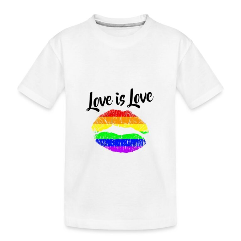 love-is-love-lips-teenager-premium-bio-t-shirt-weiss