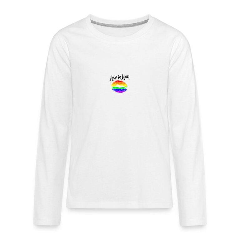 love-is-love-lips-teenager-premium-langarmshirt-weiss