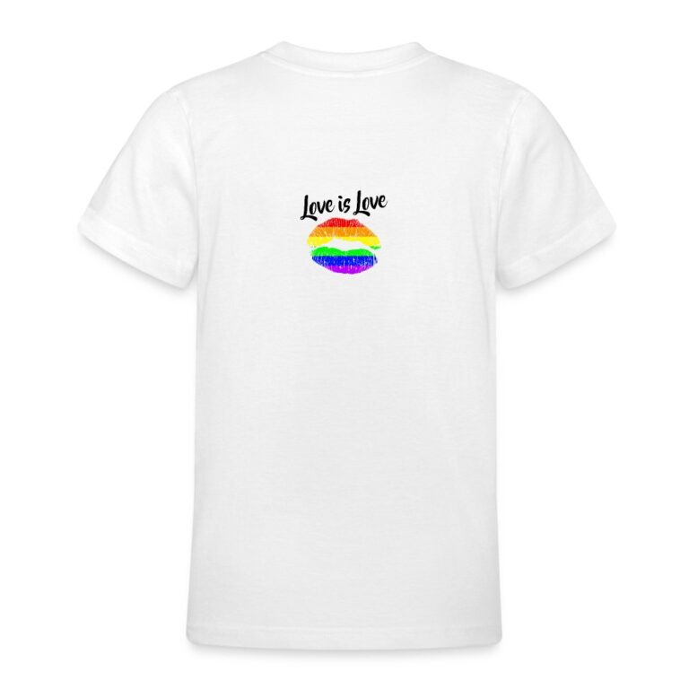 love-is-love-lips-teenager-t-shirt-weiss