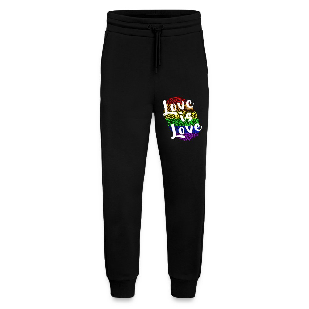 Love is Love - Organic Relaxed Jogginghose Made in EU SOLID BLACK