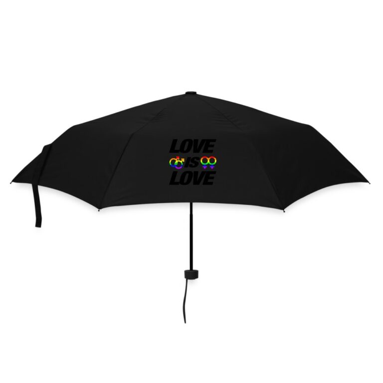 love-is-love-regenschirm-klein-schwarz