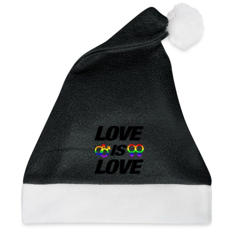 love-is-love-weihnachtsmuetze-schwarz-weiss