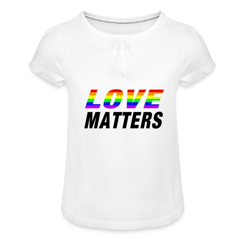 love-matters-maedchen-t-shirt-mit-raffungen-weiss