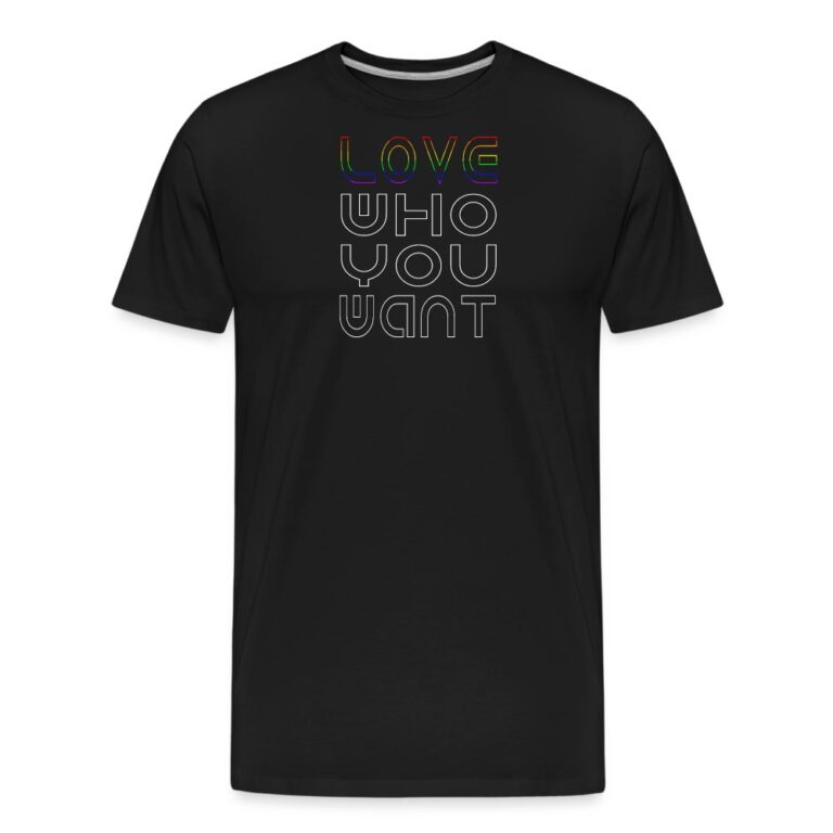 love-who-you-want-maenner-premium-bio-t-shirt-schwarz