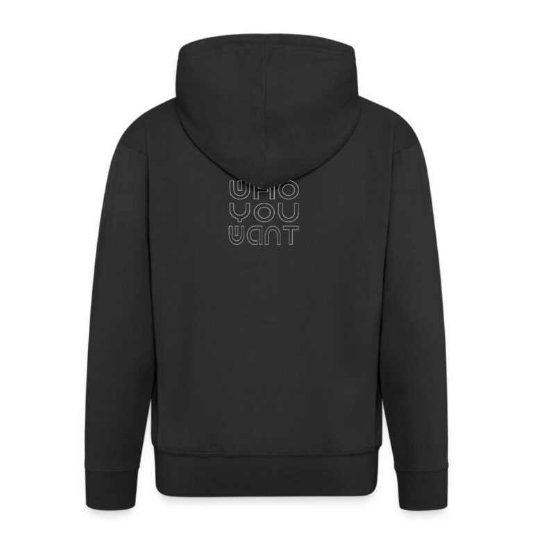 love-who-you-want-maenner-premium-kapuzenjacke-schwarz