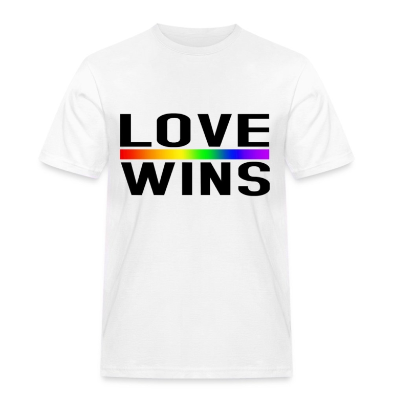 love-wins-maenner-workwear-t-shirt-weiss