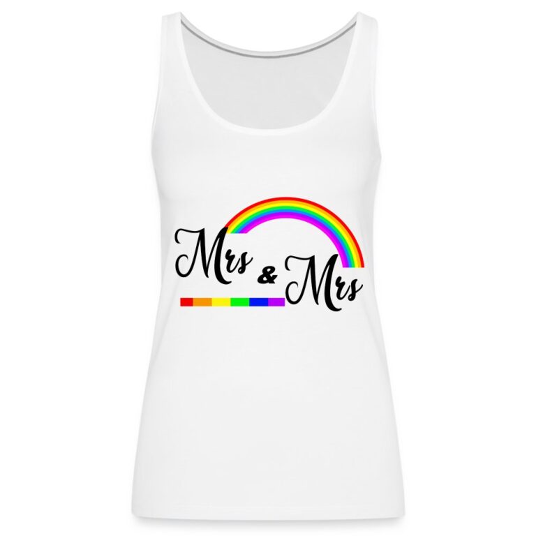 mrs-mrs-frauen-premium-tank-top-weiss