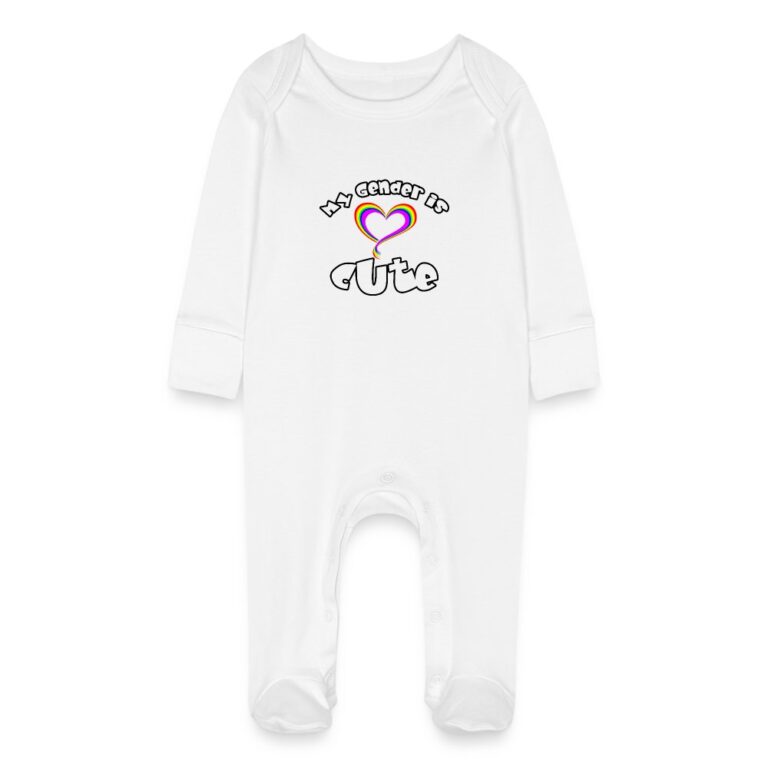 my-gender-is-cute-baby-bio-schlafanzug-mit-kratzhandschuhen-weiss