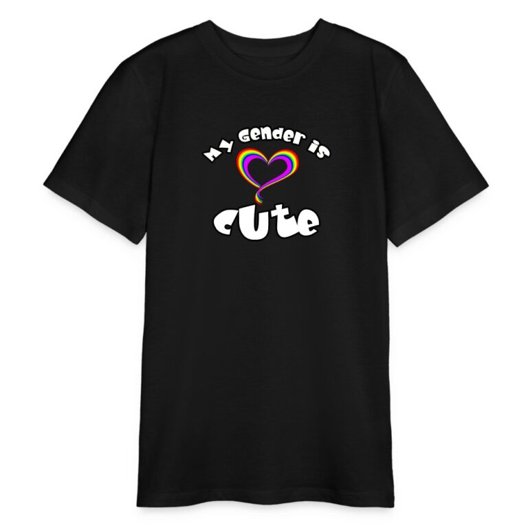 my-gender-is-cute-stanleystella-bio-teenager-t-shirt-mini-creator-schwarz