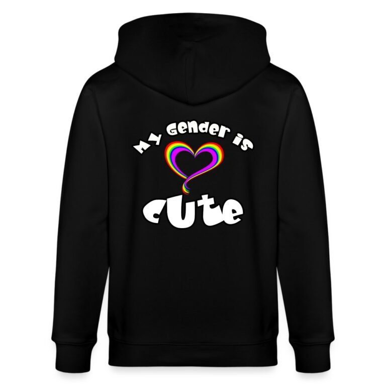 my-gender-is-cute-stanleystella-unisex-bio-kapuzenjacke-cultivator-schwarz