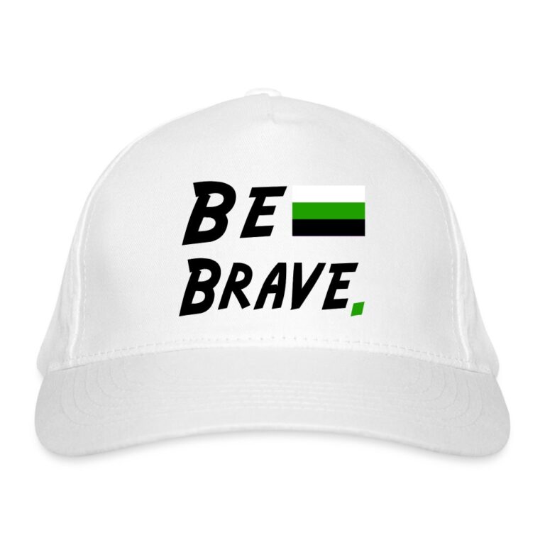 neutrois-be-brave-bio-baseballkappe-weiss